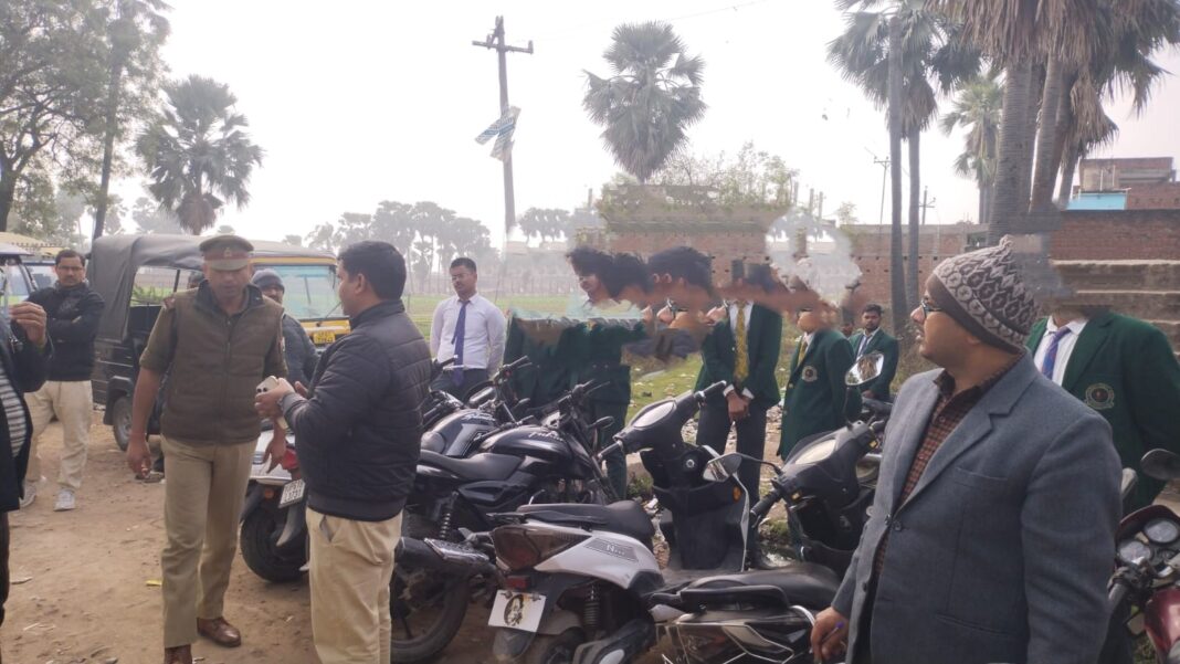 33 नाबालिक बच्चों के वाहनों का चालान किया गया