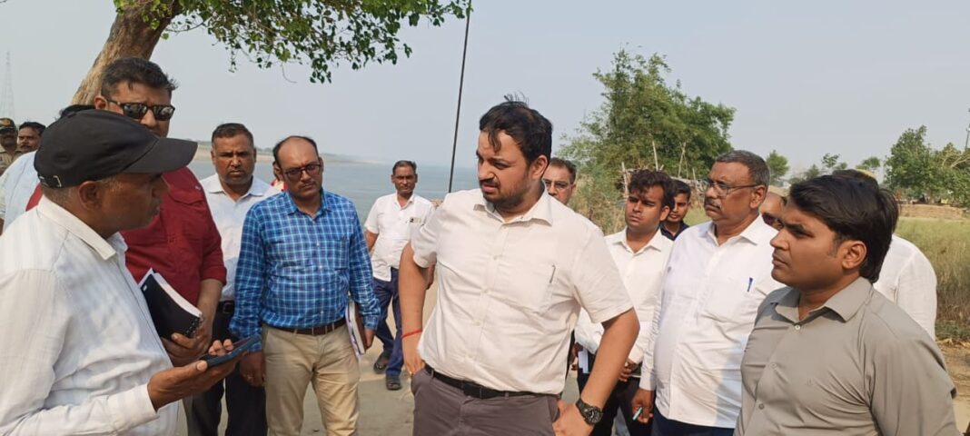 जून तक कटान रोधक का निर्माण कार्य पूर्ण करा लिया जाय
