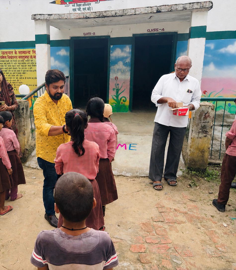 बच्चों के स्कूल पहुंचते ही चहल-पहल शुरू