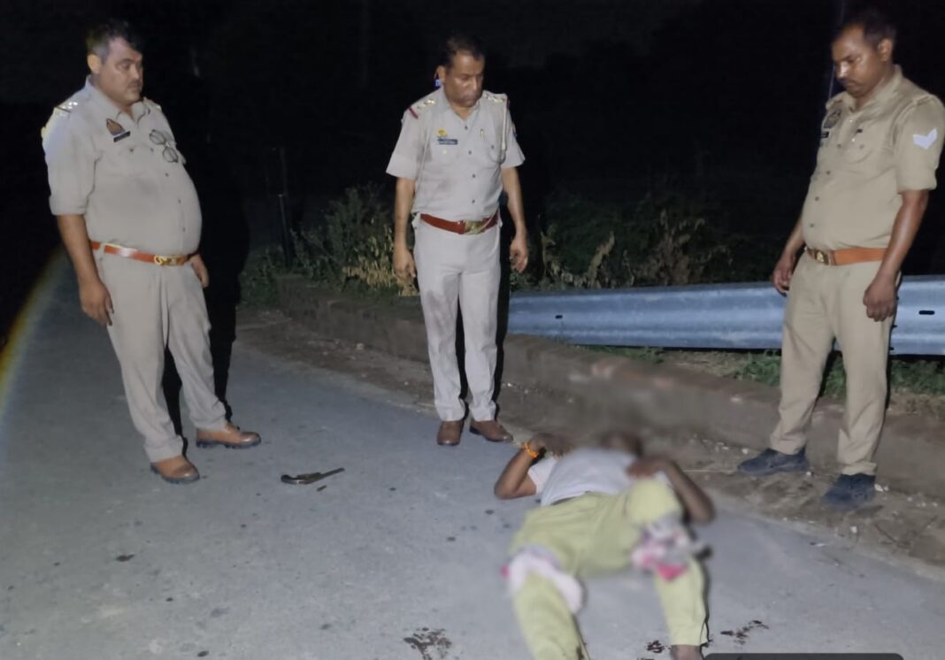 पुलिस की गोली से दो बदमाश घायल